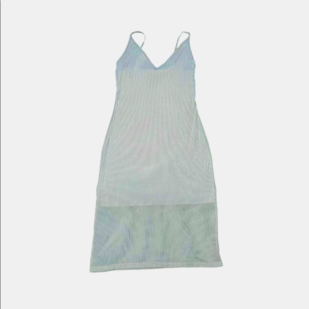 light blue dress